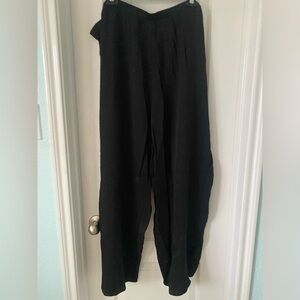 Women’s Eileen Fischer crepe Wide Ankle Pants
 size-3X